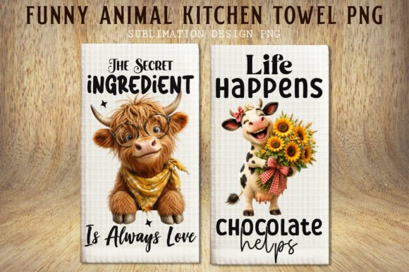 Fun & Functional: Using Funny Animal Kitchen Towel PNG in Your Projects