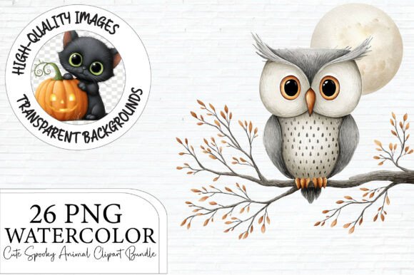 Spooky Cute: Designing with the Halloween Animal Clipart Bundle