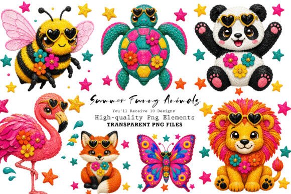 Summer-Ready Designs: Using Cute Animal Clipart Effectively