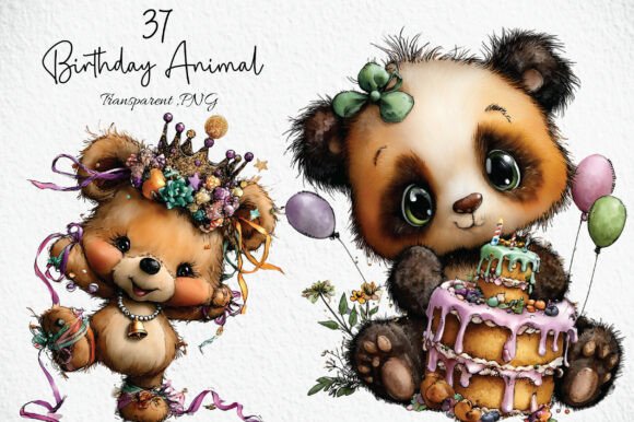Whimsical Birthday Animal Clipart: A Designer's Guide